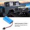 Модернизированная аккумуляторная батарея 7,4 В 500 мАч с USB-кабелем для WPL / гусеничного / военного радиоуправляемого автомобиля