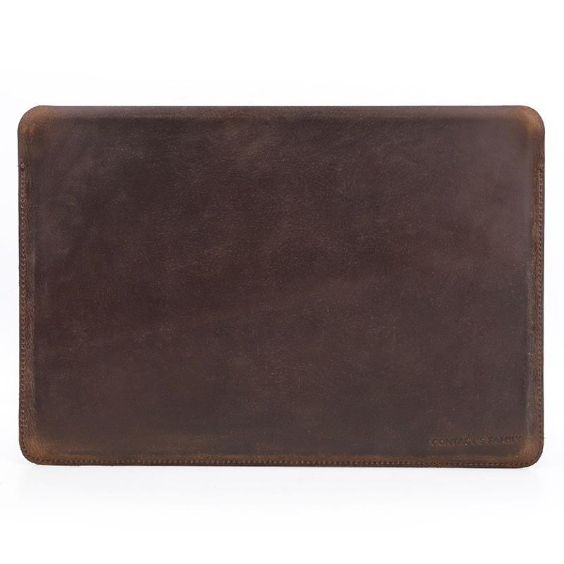Leather Laptop Sleeve MacBook Air 13.6 Slim Minimalist Protective Case