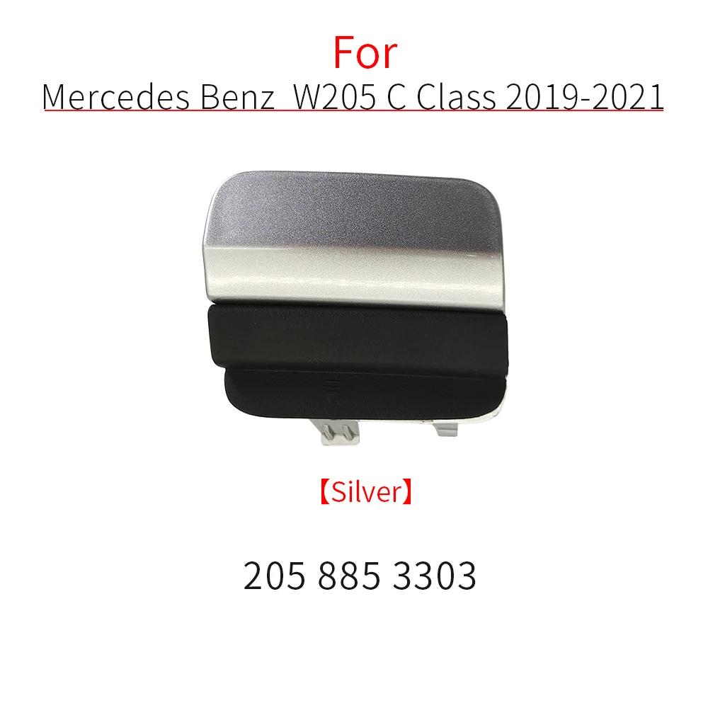 For Mercedes W205 Car Rear Bumper Tow Hook Cover Cap White For Benz C Class Sport 2019-2021 C180 C200 C220 C250 C300 2058853303