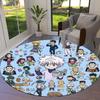 Hunter X Hunter Round Area Rug Carpet Rug For Living Room Bedroom Sofa Playroom Decor Nonslip Floor Mat