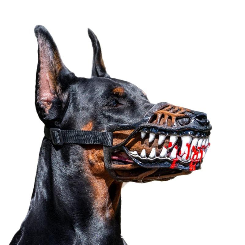 Dog Mouth Mask Halloween Costume Funny Scary Animal Prop Cosplay Party