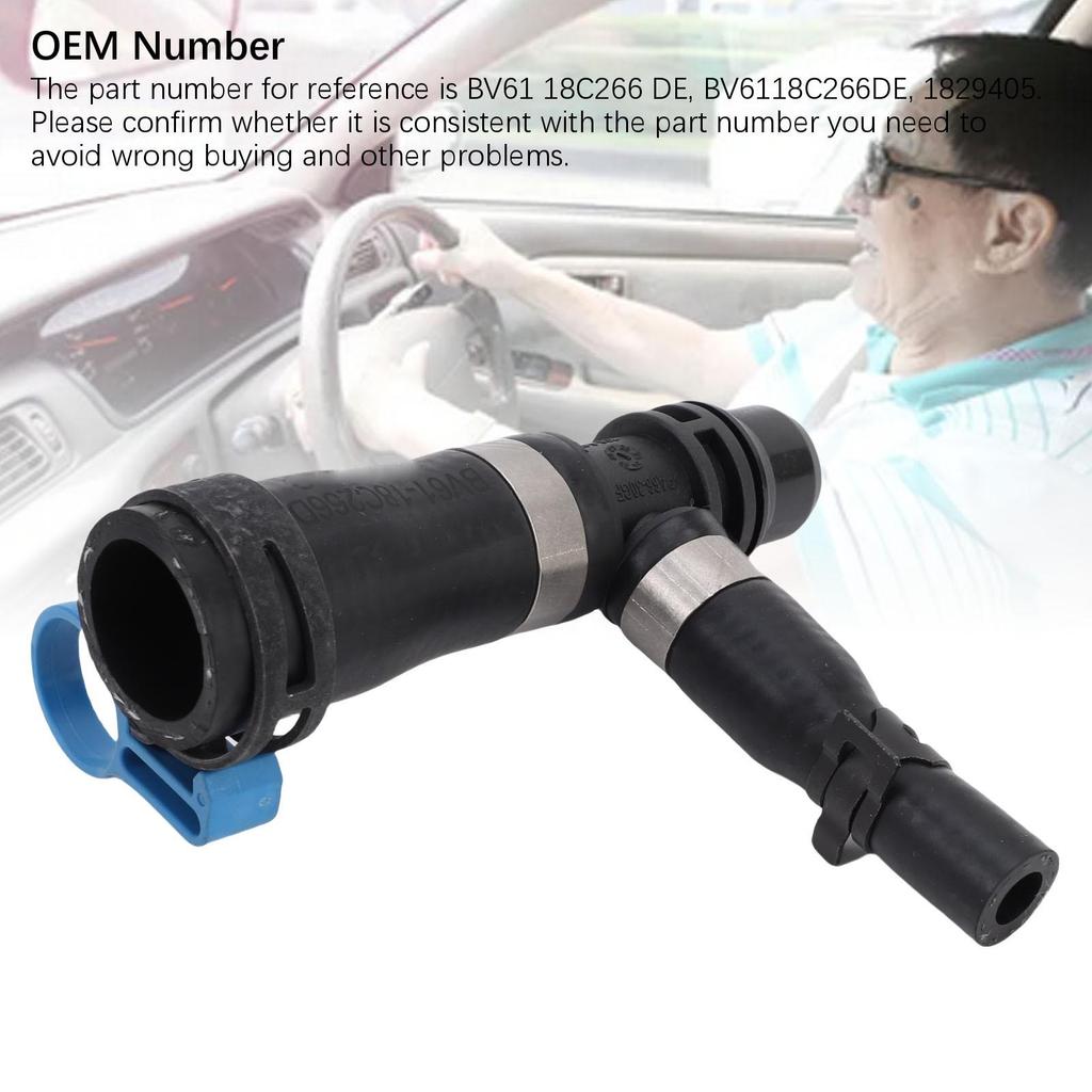 Heater Water Hose Connector 1829405 Coolant Reservoir Expansion Tank Hose Replacement for Focus Mk3 Kuga Mk2 C-Max 1.6 EcoBoost