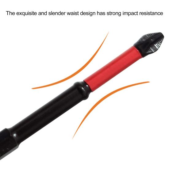 5/6/10/12 шт. Набор бит для ударной отвертки Устойчивые к ржавчине Высокоточные шлицевые головки Крестовые биты для отвертки Сверла с магнетизмом