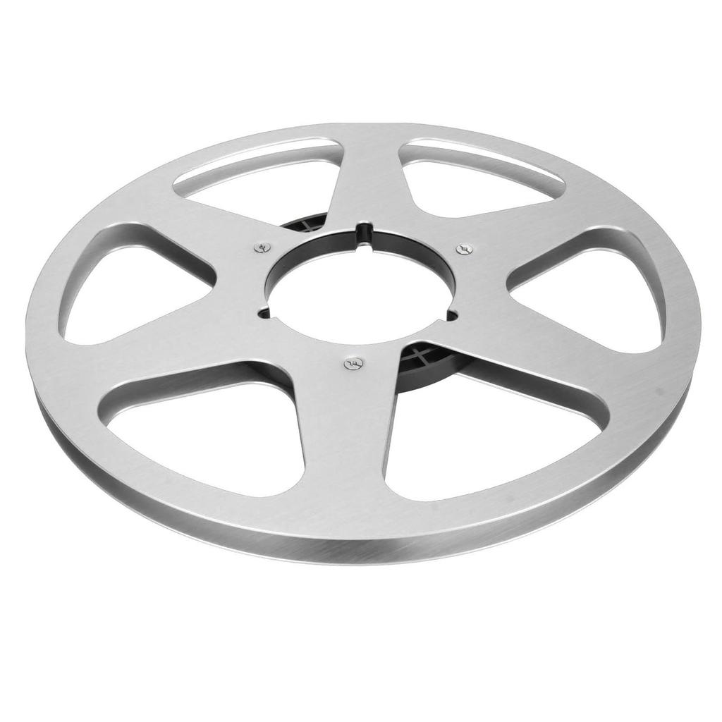 1 4 10,5-дюймовая пустая катушка для ленты 6 отверстий алюминиевый сплав универсальная деталь для открывающей машины приемная катушка для звуковой ленты