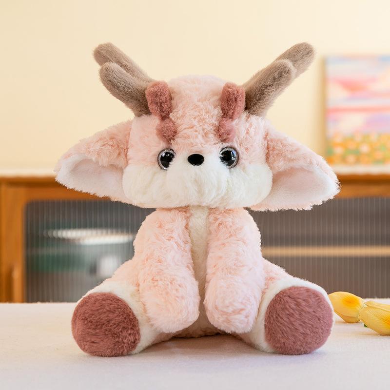 Рождественский год Маленькая розовая плюшевая игрушка-дракон Год Дракона Кукла Кукла-подушка Кукла-подарок Подарок из торгового центра