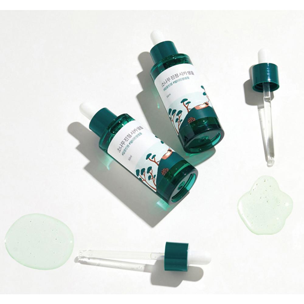 ROUND LAB Успокаивающая ампула Cica Pine, 50 мл, 3 шт.