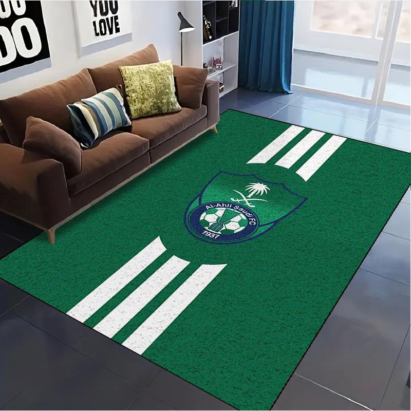Al Ahli FC Carpet Rug for Living Room Bedroom Home Sofa Decoration,Kids play Non-slip Floor Mat