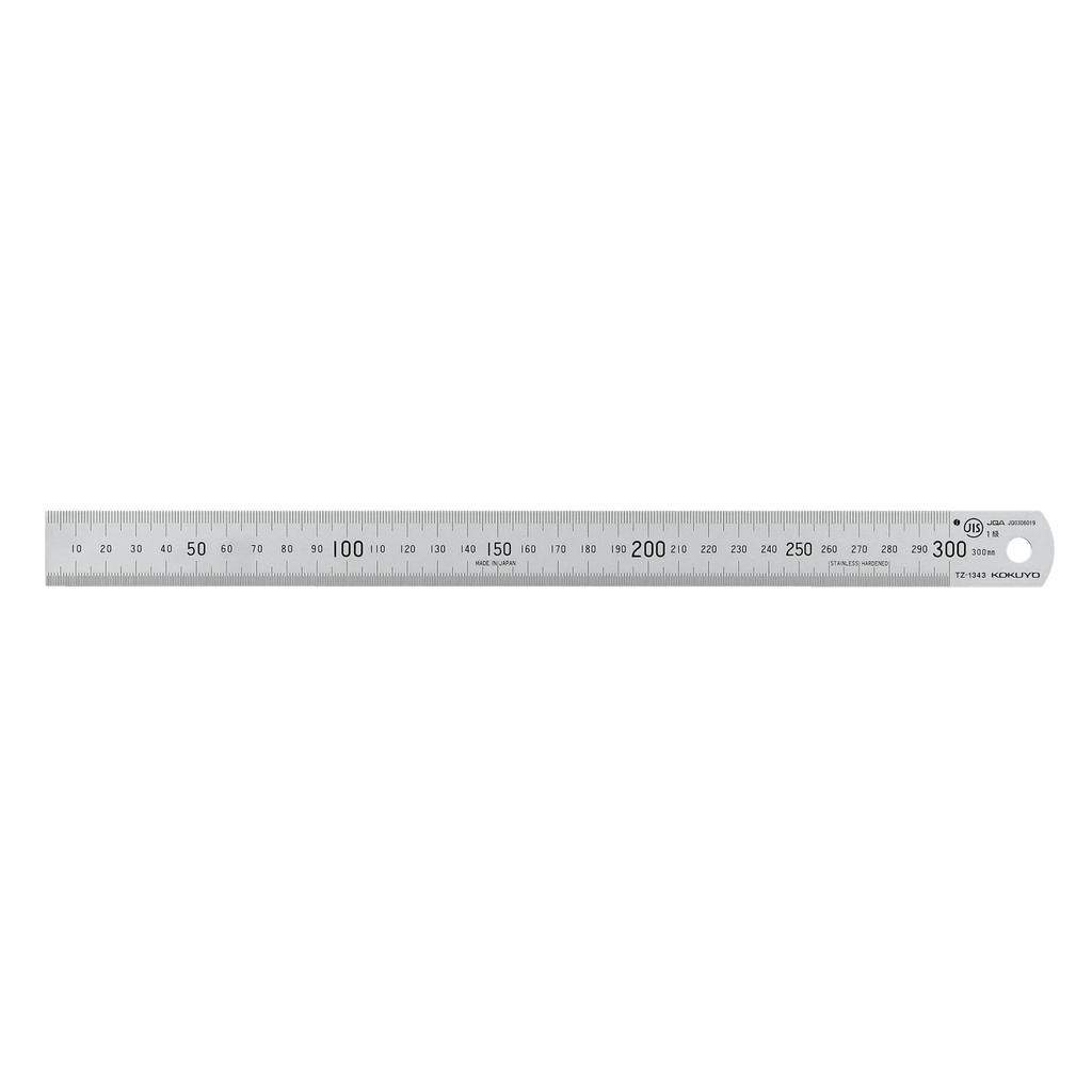 KOKUYO Stainless Steel Straight Ruler 30cm TZ-1343