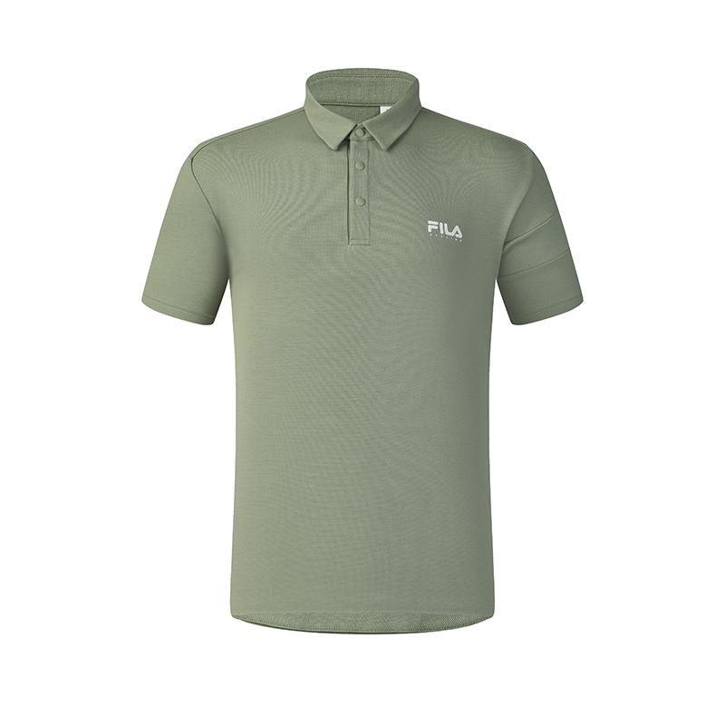 Новая мужская рубашка поло FILA ATHLETICS SPORTCYCLING, цвет туманный бирюзовый, A11M518103F-KK