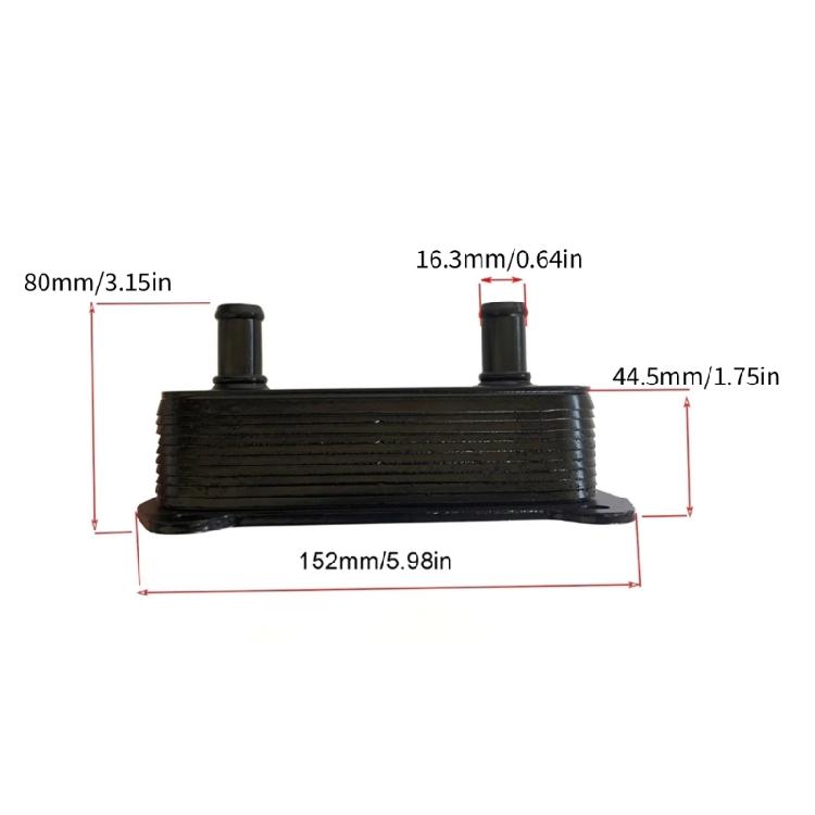 Superior Engine Temperature Regulation with Aluminum Oil Radiator, For GTX215 GTR215 GTX260 RXT260 GTI130 GTI155 GTX155