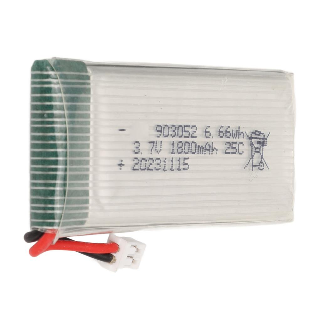 903052 Drone Lithium Battery 3.7V 1800mAh 25C High Speed with PH2.0 Plug Drone Li Polymer Battery Fo