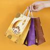 10-30Pcs Eid Mubarak Gift Bags Muslim Ramadan Kraft Paper Candy Cookie Packaging Bag Ramadan Kareem Islamic Party Decor Supplies