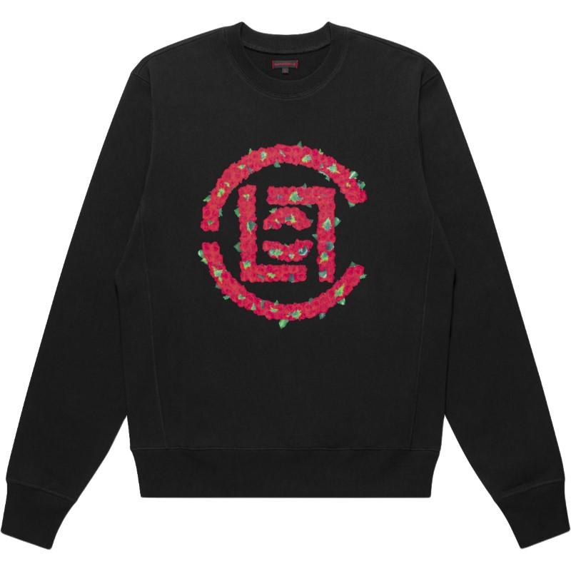 CLOT Sweatshirts Unisex Black Crew Neck Moderate Heavyweight CLSS22FTM302