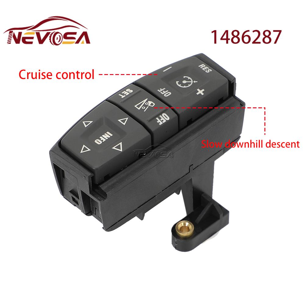NEVOSA For SCANIA P G R T Series Truck Steering Wheel Module Telephone Menu Switch Adaptive Cruise Control Switch Button 1870912