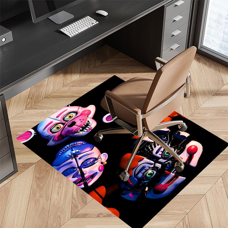 Five Nights at Freddy's2 Printed Absorbent Washable Carpet, Non-Slip Bathroom Mats, Kitchen Rugs, Yoga Mat,Living Room Entrance, Camping Picnic Rugs