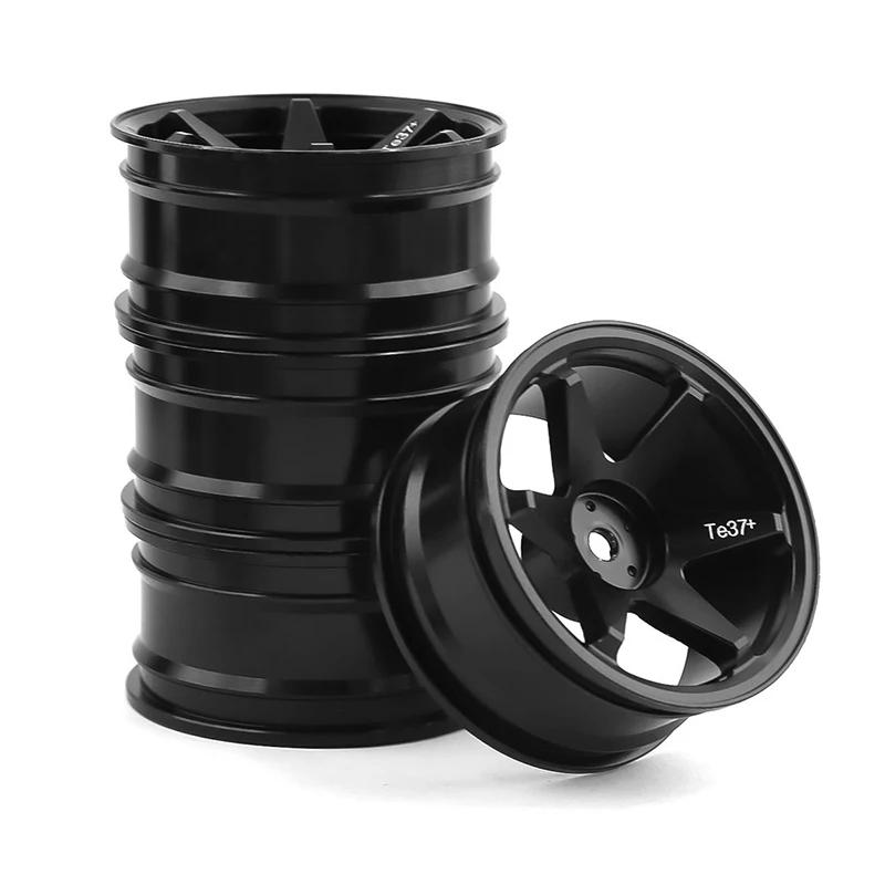 1/10 RC Racing Wheels Tires Metal Wheel Rims Hub12mm Hex for 1:10 RC On Road Car Tamiya TT01 TT02 XV01 XV02 HSP HPI Kyosho