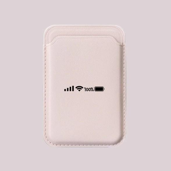 Магнитный кожаный держатель для карт для телефонов Apple MagSafe - Удобный и стильный