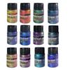 12 Colors Chameleon Color Shift Paint Iridescent Angle Changing Pigment DIY Handcraft Art Drawing Pigment for Artists Creation