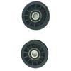 756-05032 Flat Idler Pulley(2PCS) & 754-05027 (1/2" X 91") Tractor Drive Belt Co