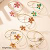 Adjustable Opening Arm Bracelet Floral Arm Ring Arm Cuff Bracelet  for Parties & Special Occasions