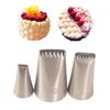 1/3/5/6Pcs Stainless Steel Cake Icing Piping Nozzle Basket Weave Pastry Tips Cake Cream Cupcake Sugar Craft Decorating Tools