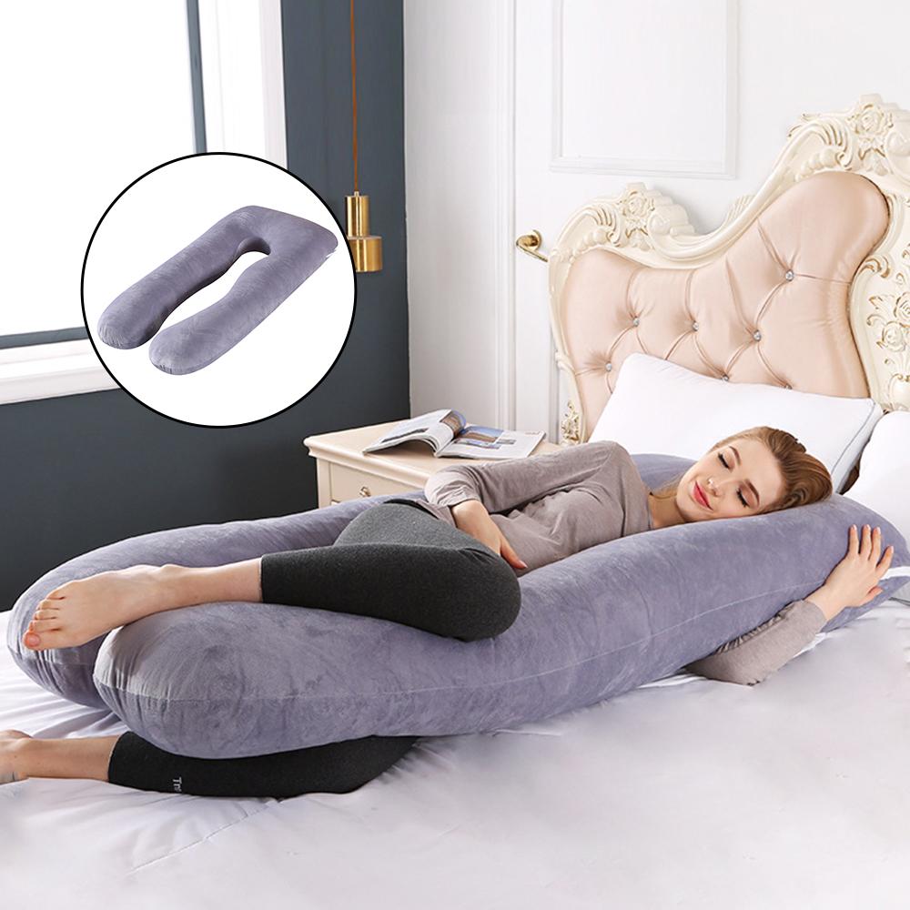 Healthy and Comfortable Pregnant Women's Pillow U-shaped Multi Functional Cotton Waist Side Sleeping Pillow Support