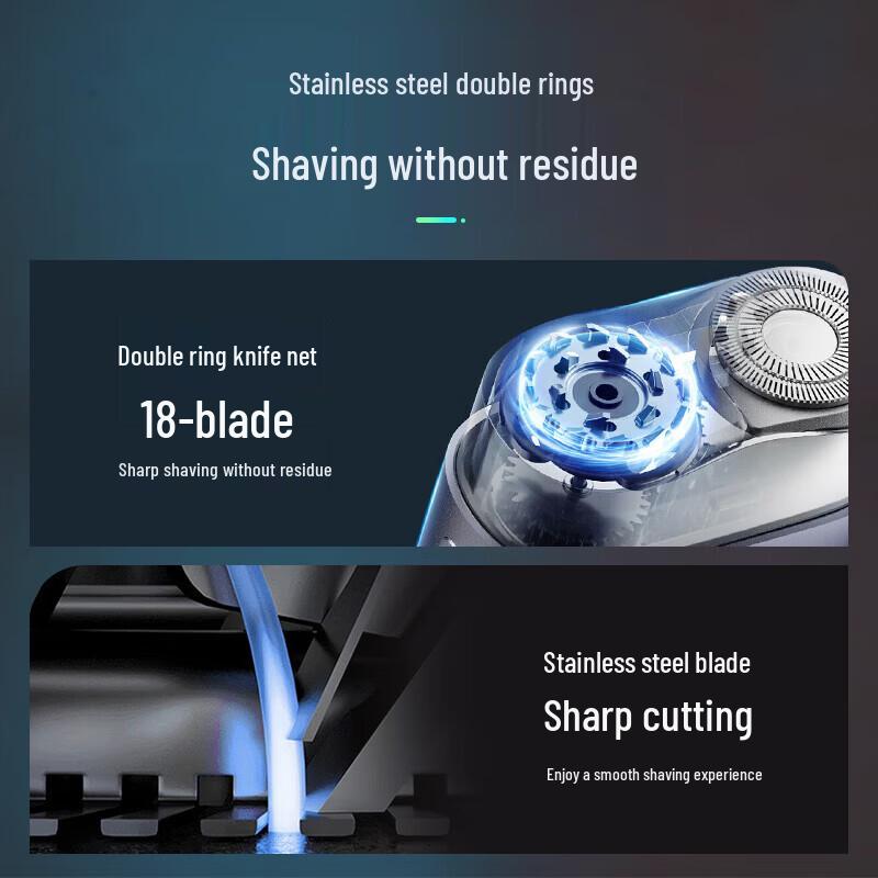 SID RS218 Mini Portable Electric Shaver CN plug (adapter included)