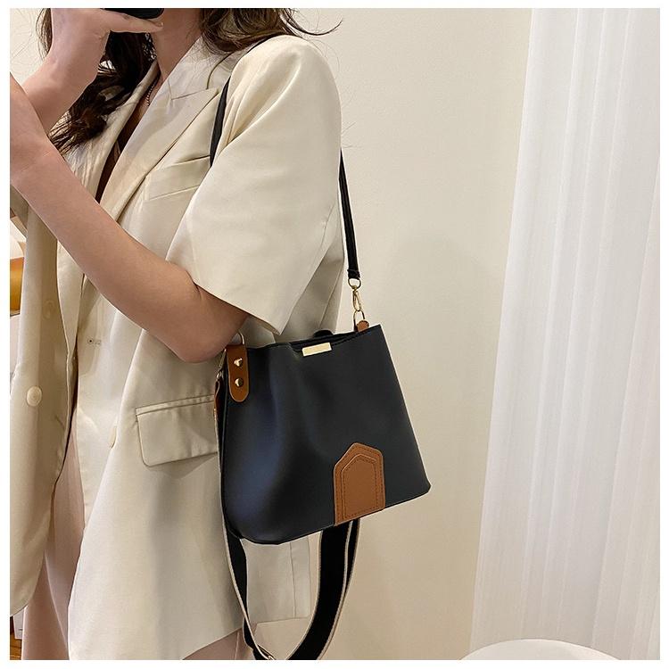 IELGY Женская модная портативная сумка через плечо с широким плечевым ремнем на одно плечо