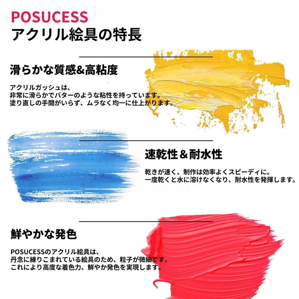 Набор акриловых красок 24 акрила 10 кистей и 1 простая для рисования для раскрашивания художественная краска подарок для входящего входа 35 красок, цветов, гуаши,