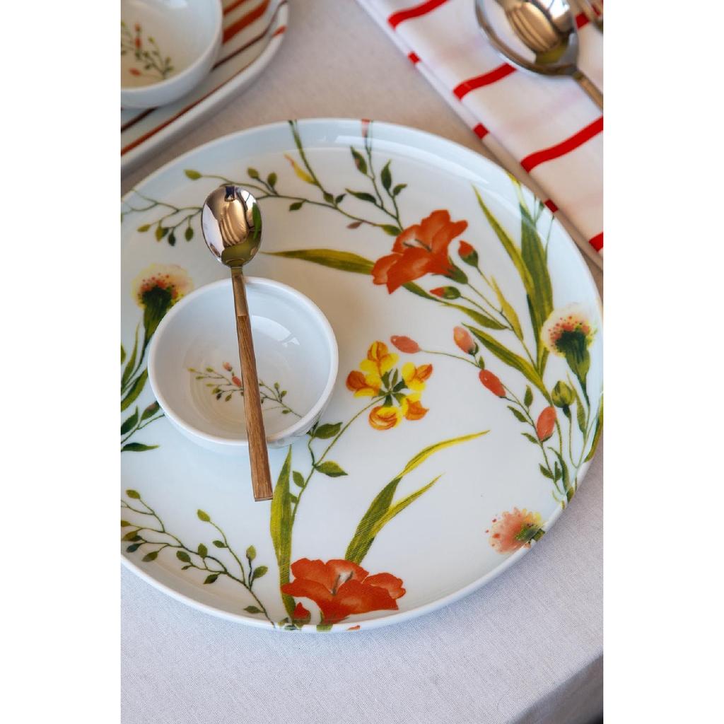 Moderna 14 Piece Breakfast Set For 6 People Fiore