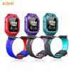 Aishi Q19r Kids Smart Watch Dual Cameras 360 Rotation Flip Design Waterproof Lbs Sos Children Mobile Phone For 2g Gsm Network