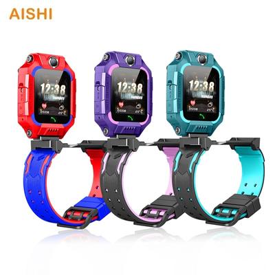 Aishi Q19r Детские умные часы с двойной камерой, поворотом на 360 градусов, флип-дизайном, водонепроницаемым, детский мобильный телефон Lbs Sos для сети 2 г GSM