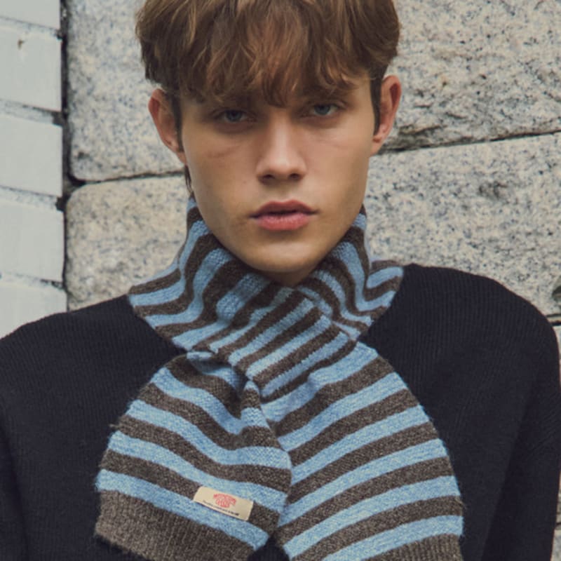 WEDNESDAYOASIS FOR WOMEN Always Multi Stripe Knit Muffler 2COLOR