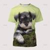 Футболка с изображением собаки, летняя, с коротким рукавом, 3D-принт, топы, мужская, свободная одежда, футболки с круглым вырезом и принтом, уличная одежда