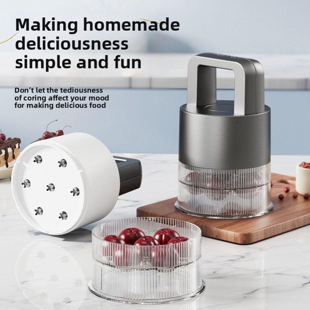 Anti-Splatter Fruit Corer Tool Push-type Olive Pitter New Seed Remover Tool Kitchen Use
