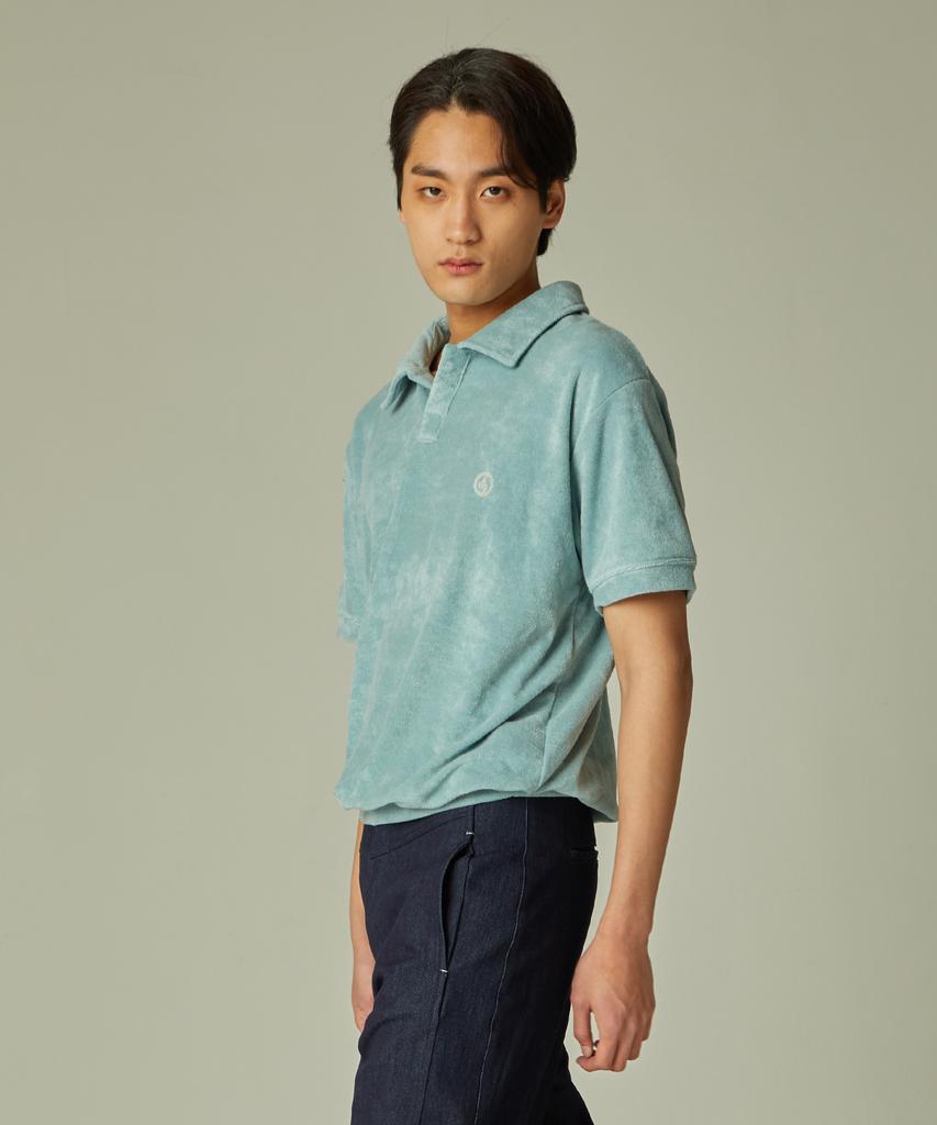 AGENT PEEK Agp Terry Polo Shirt Mint