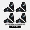 QCSD2 2pcs Car Door Corner Anti-Collision Stickers Protector Cover For BMW Performance X1 M3 M6 F01 F02 E34 E36 E60 F10 F20 X6