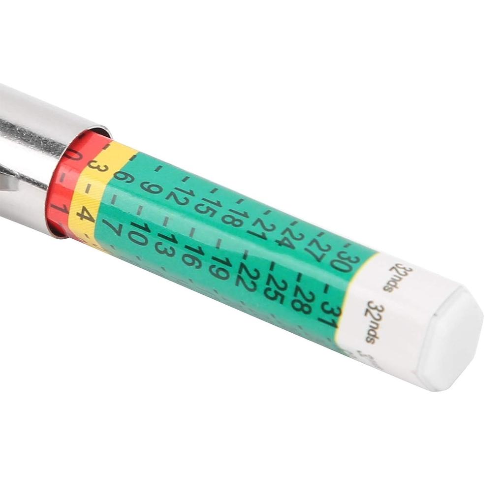 Car Tire Tread Depth Gauge, 1 Piece Universal Tire Depth Gauge, 0-25mm Car Tire Tread Depth Gauge, Portable Car Tire Measuring Tool