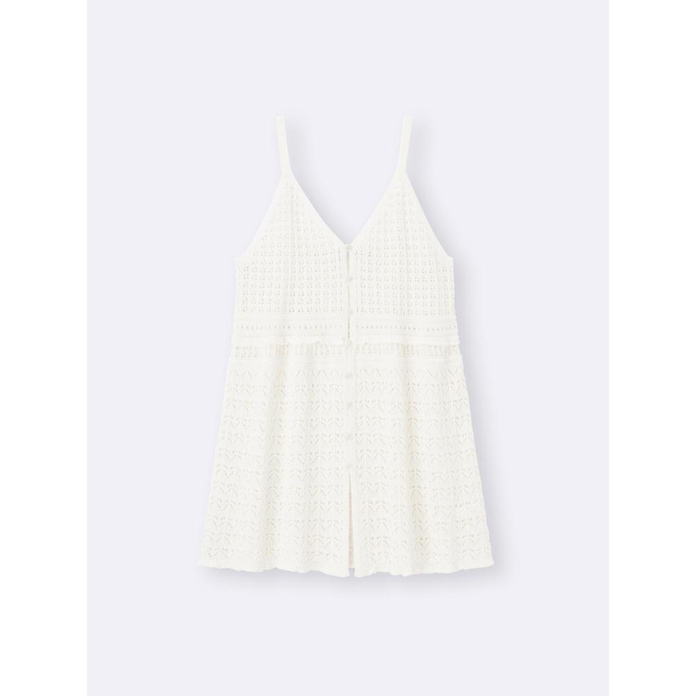 GU by Uniqlo Ажурная вязаная туника-майка