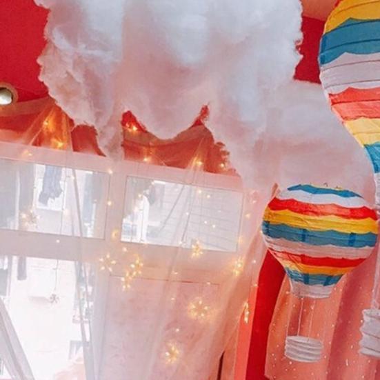 Реквизит для вечеринки Задники Подвесное украшение Подвесные принадлежности в форме облака Фотографический реквизит