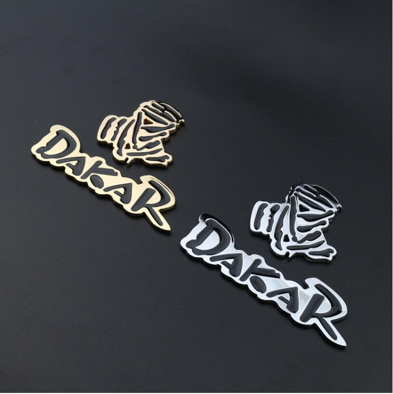 Металлические 3D наклейки на автомобиль DAKAR, украшение автомобиля, модификация автомобиля