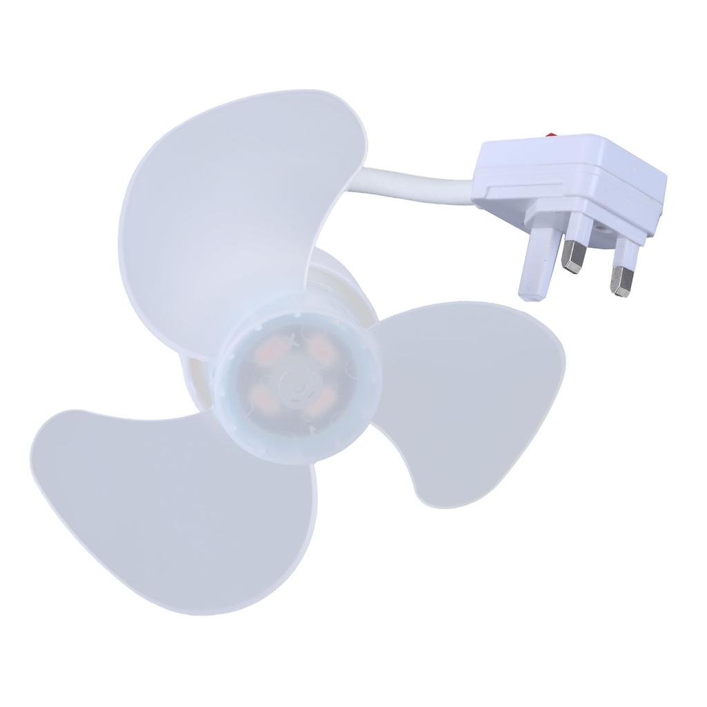 E27 LED Bulb Fan AC85-265V 5W Angle Adjustable Led Light Bulb Fan with On/Offs Switches For Home Cooling Light Fan