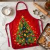 Рождественские фартуки для женщин Шеф-повар Водонепроницаемый Нагрудник Кухонные фартуки для мужчин Женщин Пекарей Жена Муж Семья Выпечка Садоводство Шитье