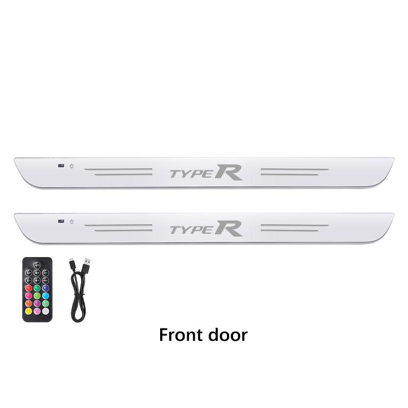 Car Wireless LED Threshold Light Accessories For Honda Type R Accord Civic Passport HR-V City CR-V FIT WR-V Jazz Pilot Odyssey CH5