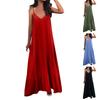 Women's Dresses Sleeveless Loose Casual Temperament Elegant Sexy Solid Color Dresses