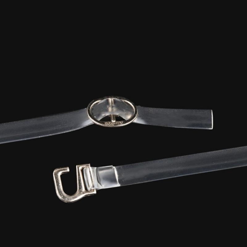 1 пара ремешков для обуви на высоком каблуке, сандалий, силиконовый невидимый ремешок для шнурков, прозрачные ремешки для обуви, для свободной обуви