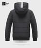 Мужская приталенная куртка с тремя полосками - модная повседневная хлопковая куртка на осень/зиму 2022 года