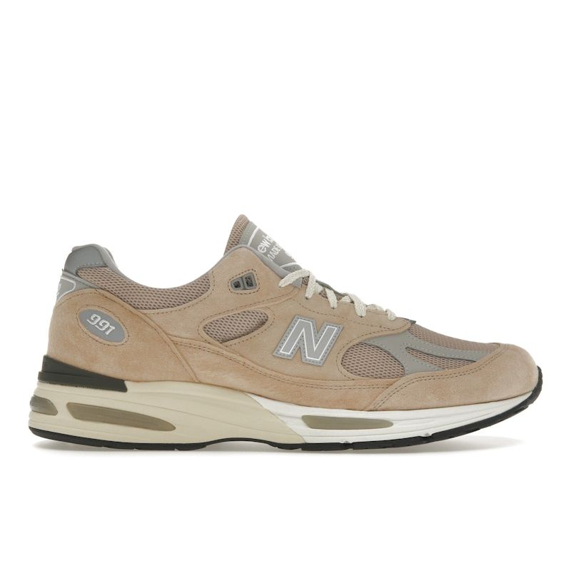 New Balance 991v2 Made In England Cuban Sand Unisex Sneakers Tan Harbor-Mist Silver U991BE2