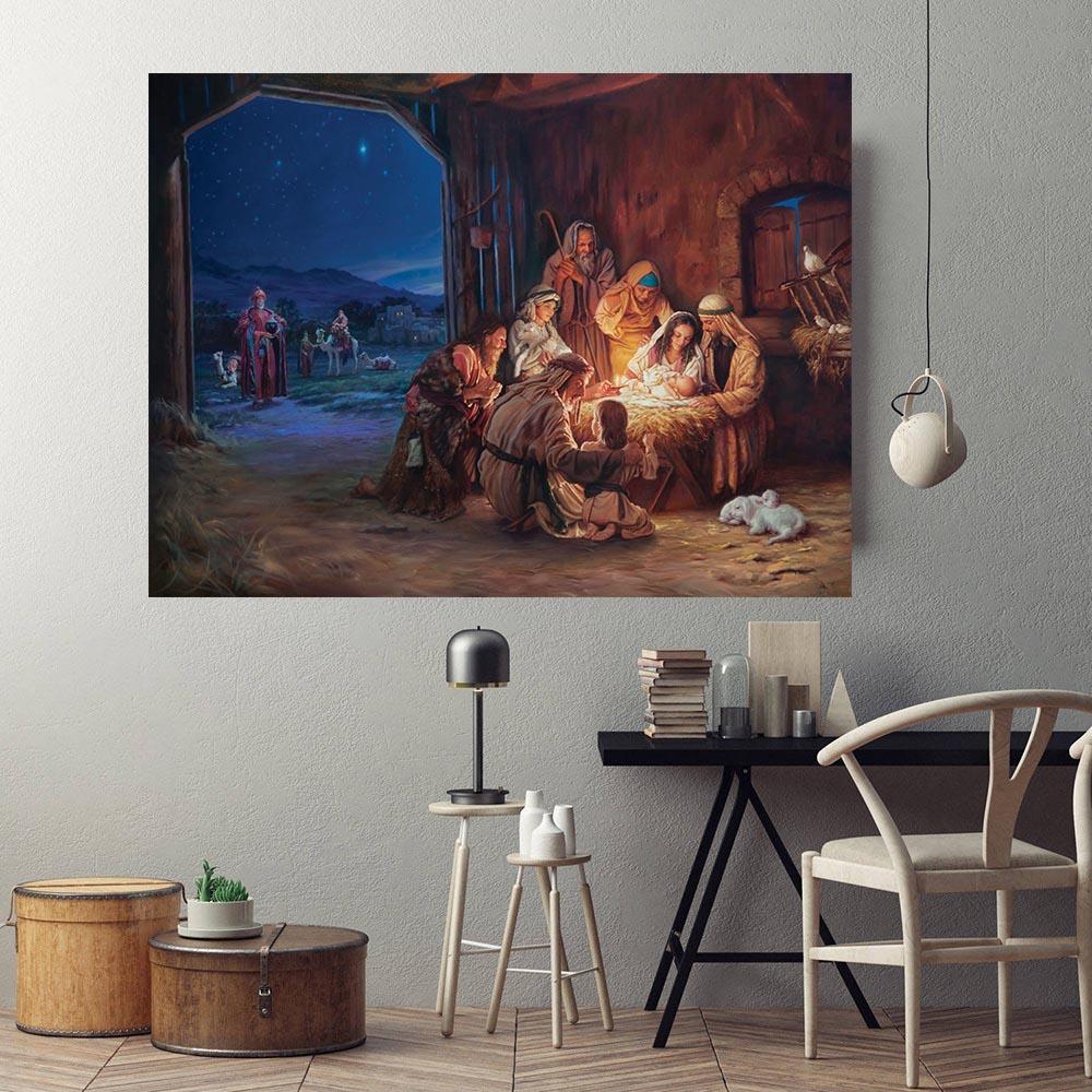 Плакат с изображением Иисуса и принты, христианская картина на холсте, настенные художественные картины для гостиной, спальни, украшения дома, подарки