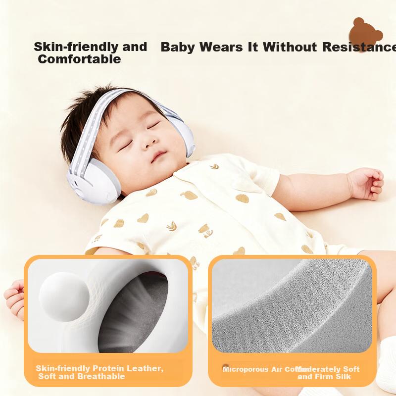 KDANG [German Technology] Baby Noise Reduction Ear Muffs Noise Cancelling Airplane Headphones Stress Relief for 0-1 Year Old YG01